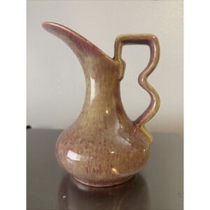 VTG Gonder 6 1/2" Tall 4 3/4" Wide Original Pottery Made In USA Vase Water Pitch